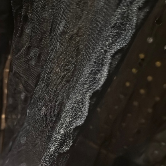 Candy man Candyman Black Perforated Robe - Picture 9 of 14